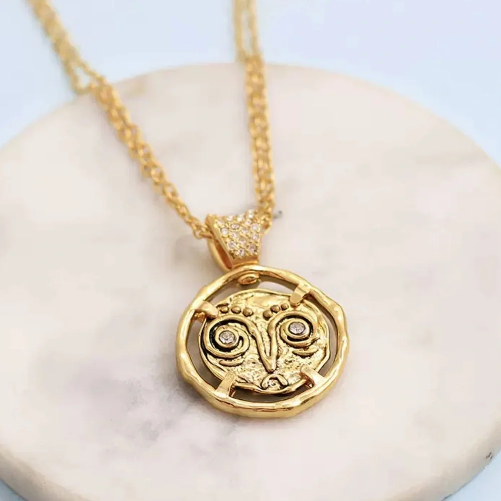 Alexis Bittar Ancient Coin Pensant Necklace